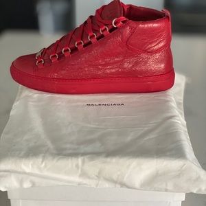 Balenciaga Men’s Leather Sneakers Sz 43 Euro 10 US